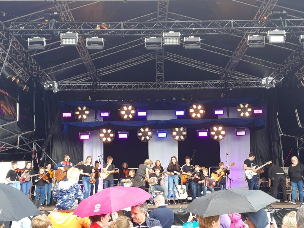 Escenario Gig Rig donde la música irlandesa nunca para
